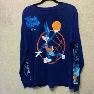 Space Jam graphic long sleeve sz 2XL 90s y2k oversized nostalgic street wear